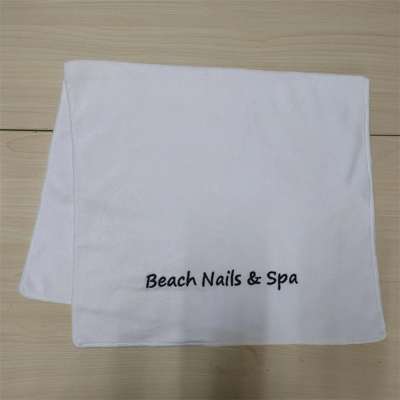 Water Absorbent Plain Drying Ultra Fine Microfiber Towel For Hair Salon
