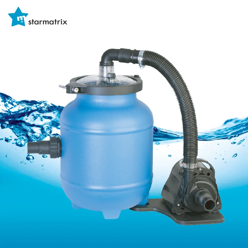 STARMATRIX RTS pool filter sand filter EZ Clean 200 swimming pool pump sand filter combo
