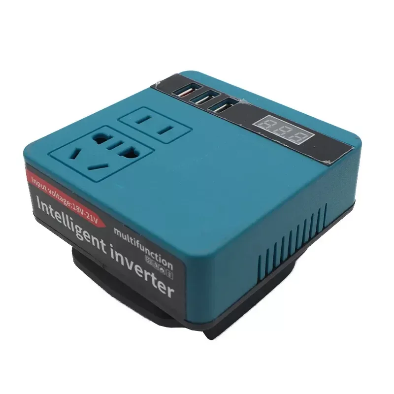 120W For Mak ita dew alt mil waukee  Inverter 18V Battery To AC 120V/220V Portable   Multifunctional Intelligent Transformer