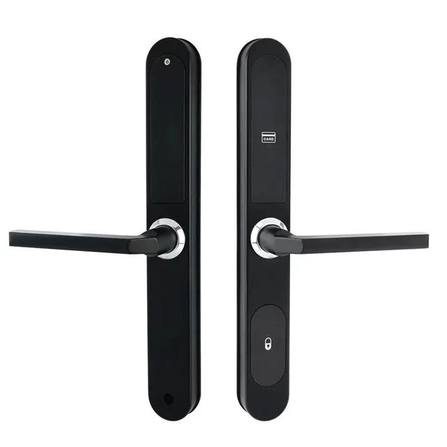 Aluminum case electronic card key RFID access control Smart Card Hotel Lock Euro Cylinder Lock Electronic Mortise