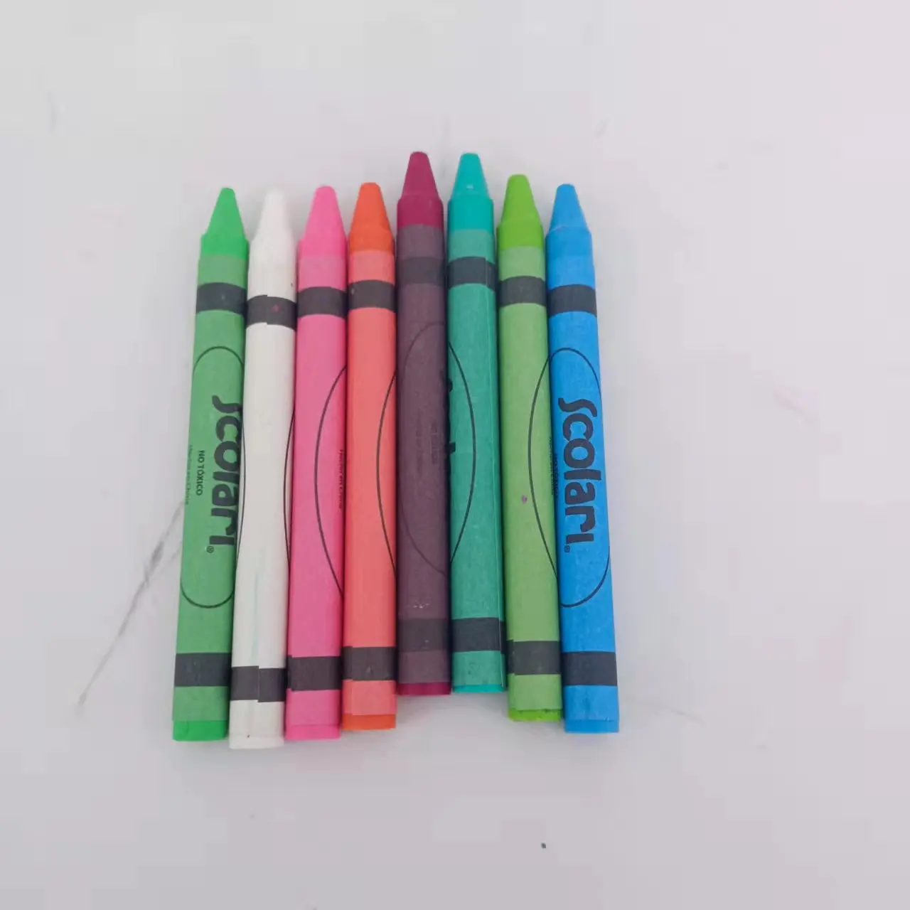 Wholesale Cheap Non-toxic  Crayons 6 8 12 16 20 24 48 Colors Crayons Set Jumbo Wax Crayon For Children Kids