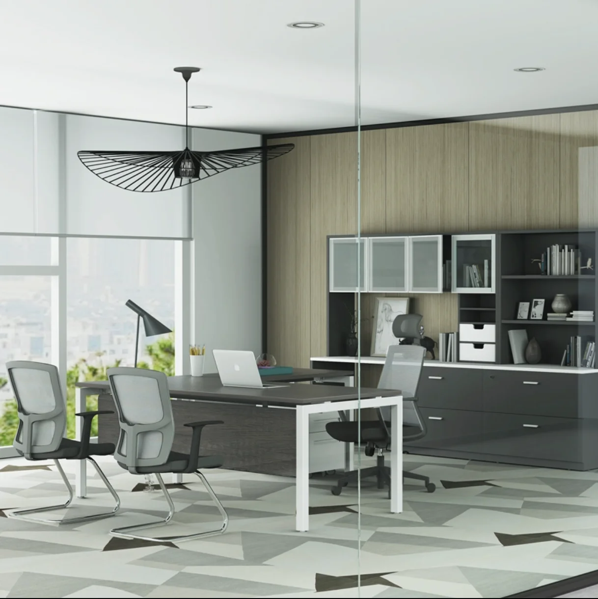 Factory Wholesale Wood Executive Table Office Manager Desk Ceo Boss Table Design