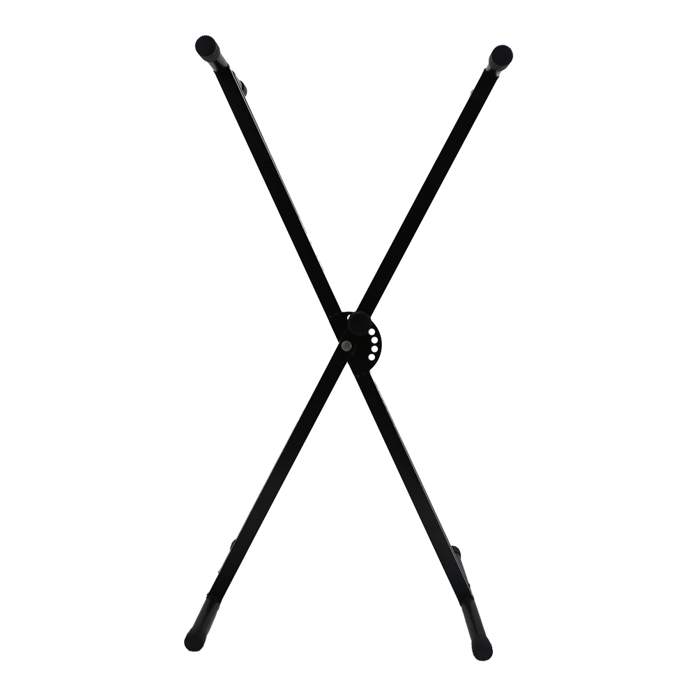 Factory wholesale price musical accessories folding digital piano stand metal keyboard stand double for 54/61keys