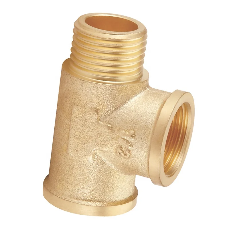 K716 Branch Tee Pipe Male and Female Nipple/brass Fittings