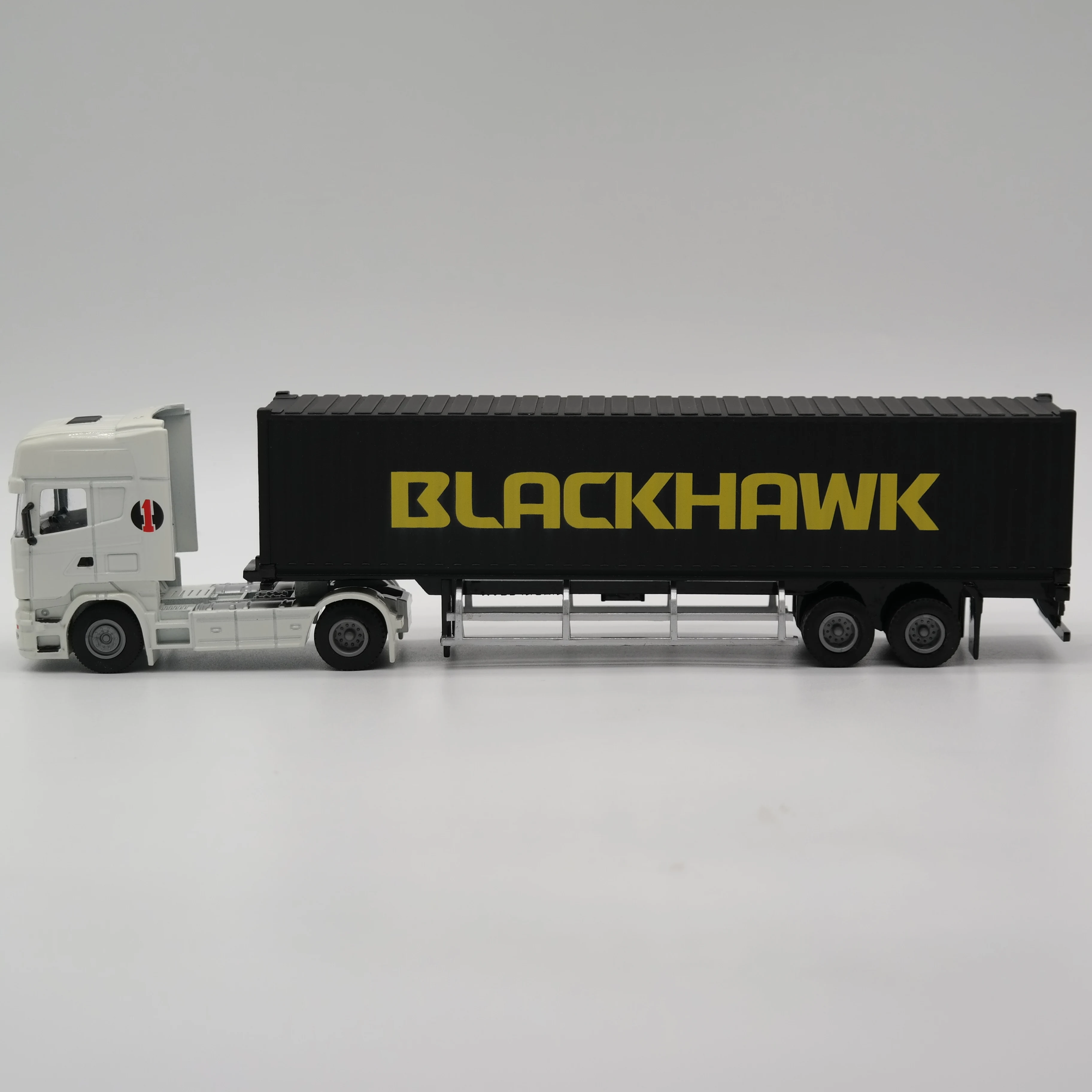 O.A.S Container Model Factory Customized Scale 1:50 Shipping Line Gift BLACKHAWK Container Truck Models