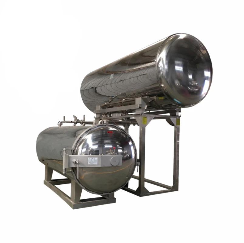 China supply heat steam sterilizer water bath sterilization autoclave for packaged food