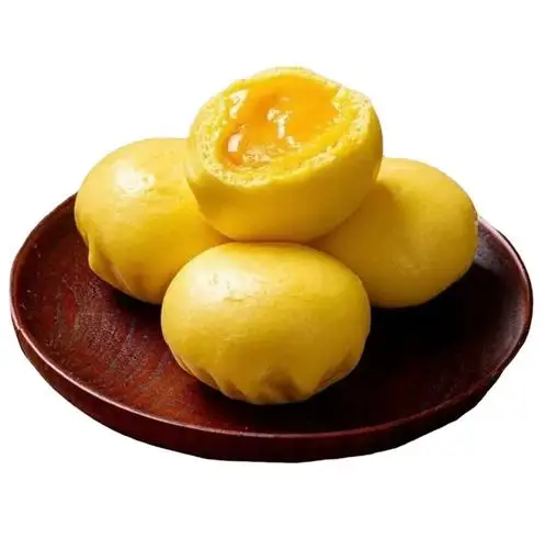 ISO Certified Steamed Creamy Bun Steamed Bun Stuffed with Creamy Custard Chinese Baozi