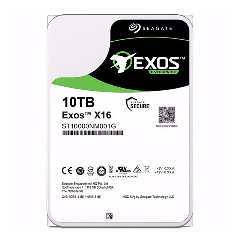 Оригинальный жесткий диск Seagat ST10000NM001G HDD 10 ТБ Exos 256 Мб SATA Enterprise, внутренний жесткий диск 10 ТБ, жесткий диск US для сервера ноутбука