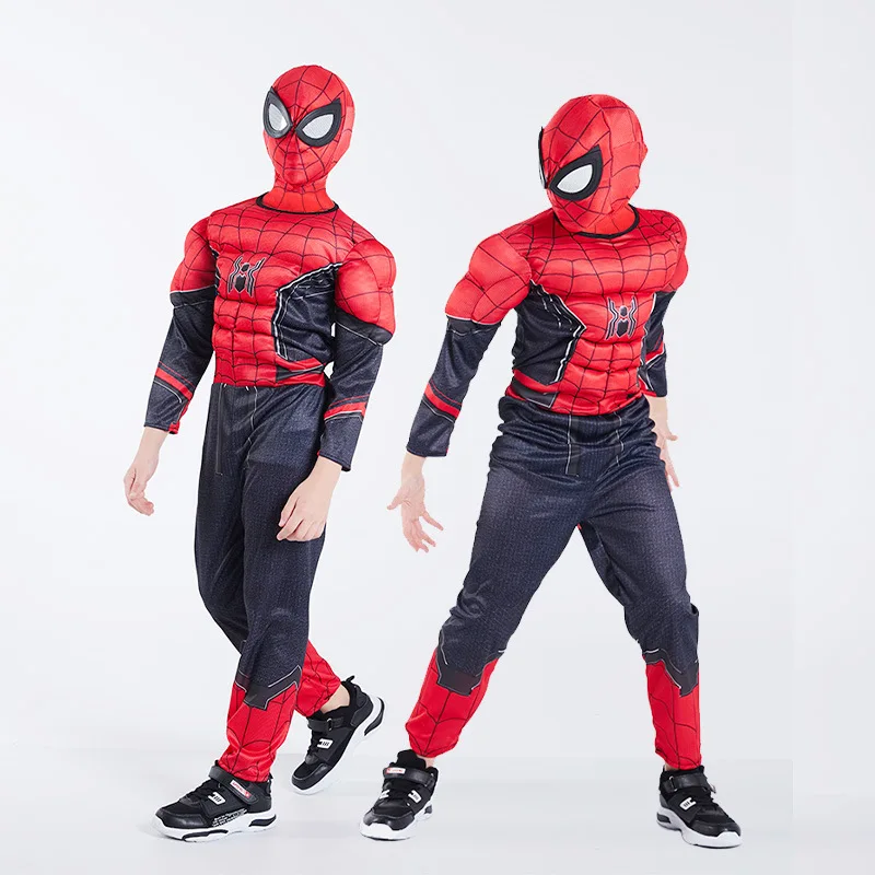 Spider-Man Expedition Kids Superhero Muscle Costume Halloween Cosplay Costumes For