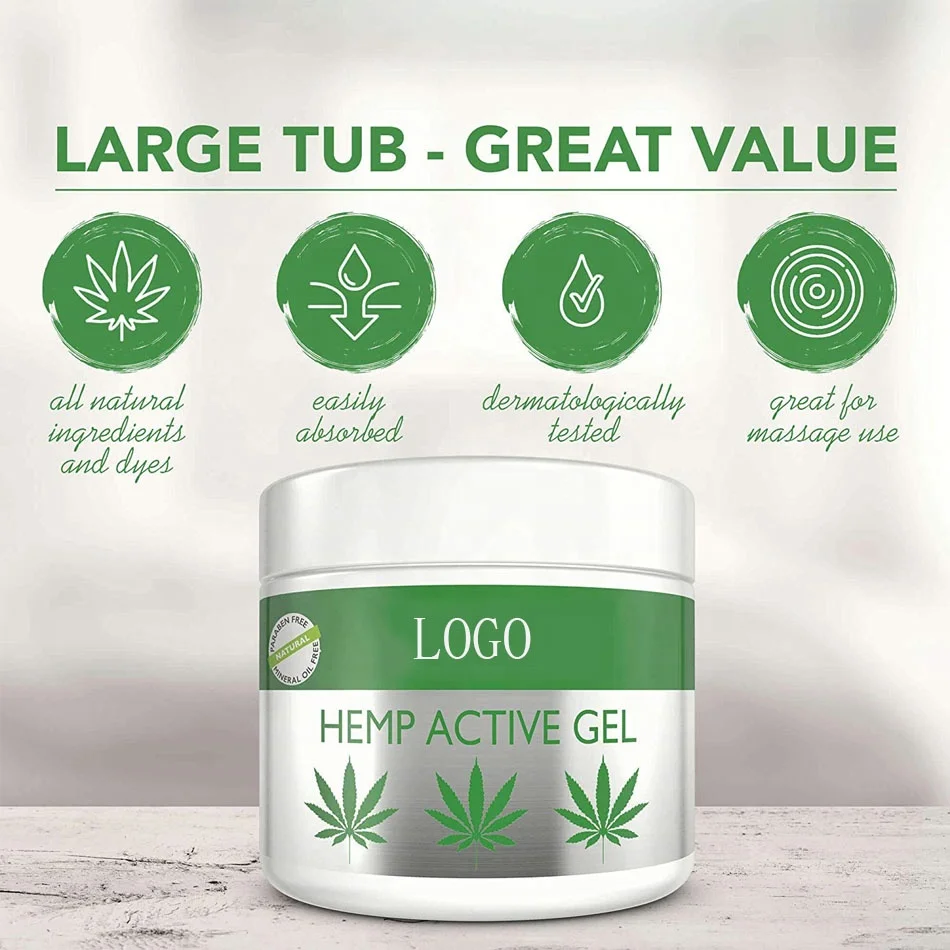 
Factory high quality Prue Natural Organic hemp extract plant hemp cream natural hemp face cream 