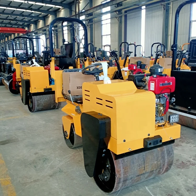 Factory price ride-on road roller double drum road roller for sale