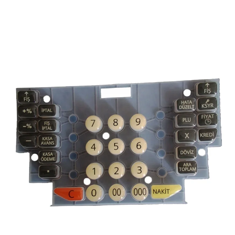 customize electronic button epoxy coating durable silicone keypad keypress manufacturer