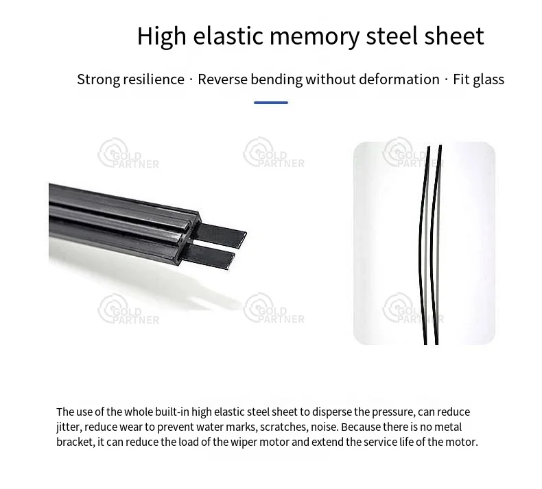 CARTEKBKS RTS 0.39$/Pcs Wiper Blades Universal Soft Frameless Assembly Chrome Auto Car wiper blade