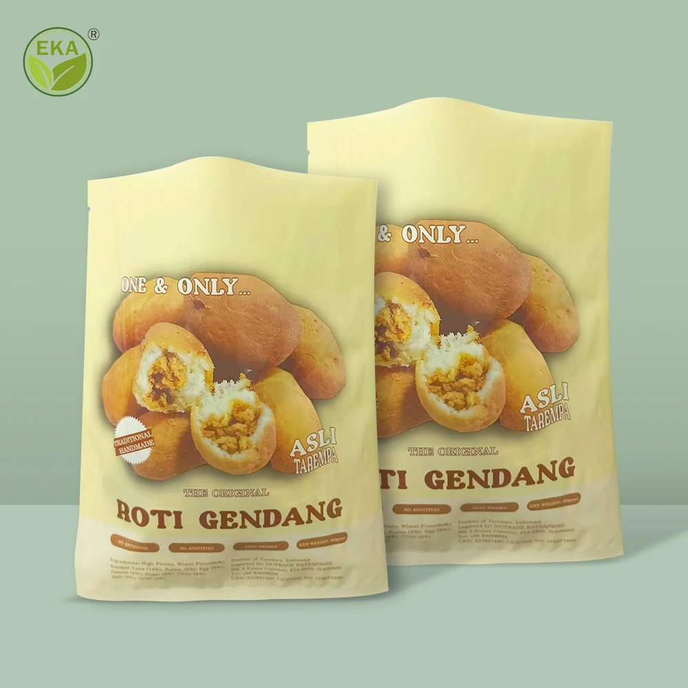 Custom Printed Food Packaging Bags Transparent Frozen Dumplings Packaging Pouch Bag Vacuum Bag For Food Packaging
