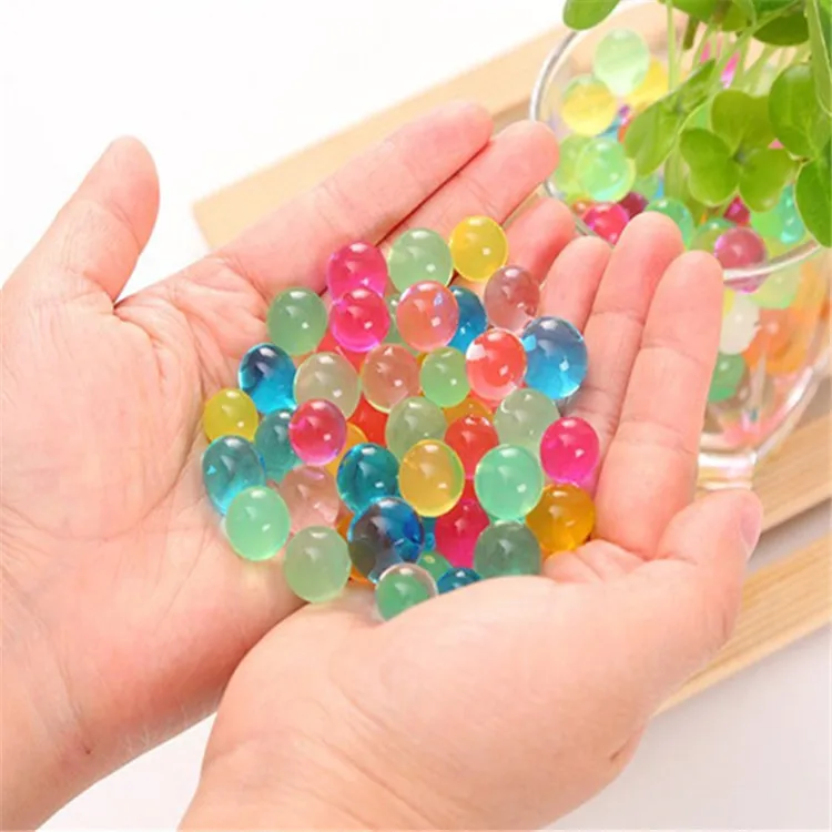
Best sell magic gel ball crystal soil water beads sensory toys set home decor 