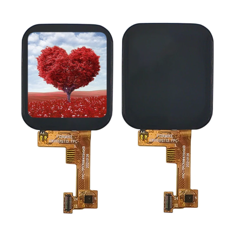Small Size LCD Panel 1.69inch 240*280 IPS TFT LCD Display For Smart Watch