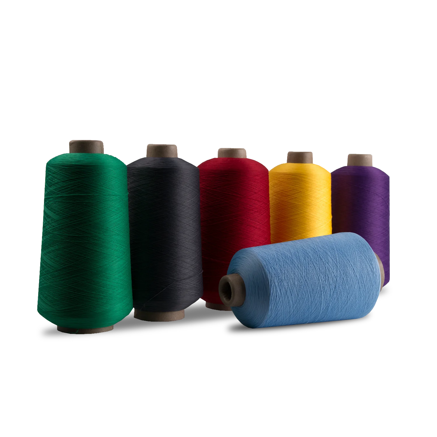Imitation nylon yarn 100% polyester high stretch hank dyed yarn DTY75D/2 for knitting elastic band