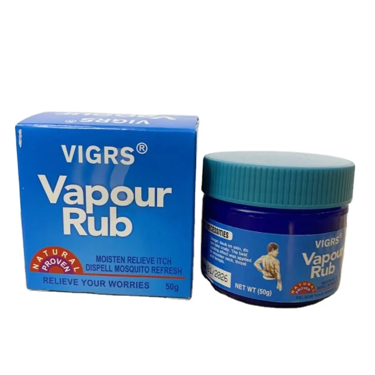 Vapour Rub White Cooling Balm 50g Ointment For Anti Mosquito Headache Toothache Stomachache Dizziness Essential Oil Tiger Balm