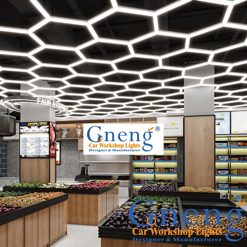 Оптовая продажа, набор светильников с шестигранной трубкой и разъемом