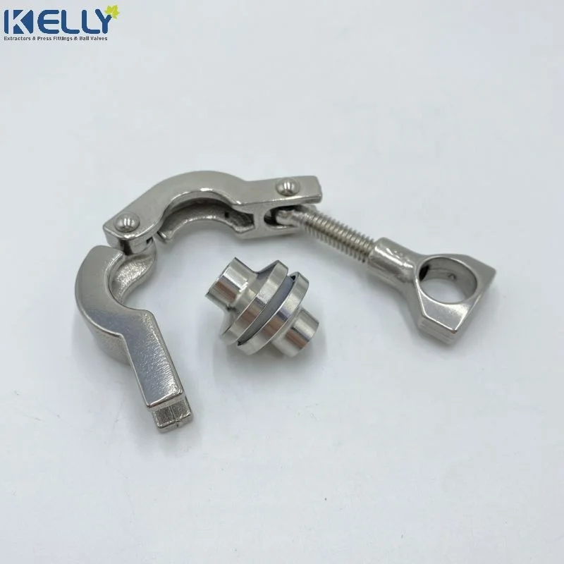 Stainless Steel 304/316L Sanitary Grade 1/2inch Tri Clamp Ferrule Completely Set