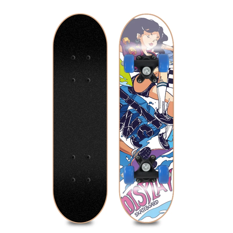 Factory Direct Sale 24 inch Mini Kids Toys Skateboard Wood Maple Skate board Kids Skateboard