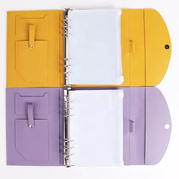 Checkered Budget Binder Money Organizer Cash Envelope Budget System Binder With 10 pcs Cash Envelopes Planner