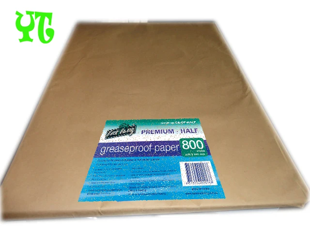 Factory direct butter paper with printing rolls greaseproof for export