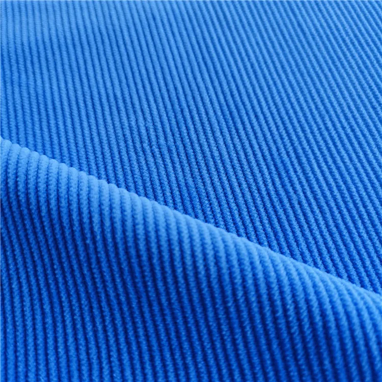 Warp knit 100% Polyester Knitted Velour Stripe 8 Wale Corduroy Velvet Wholesale Fabric For Clothes