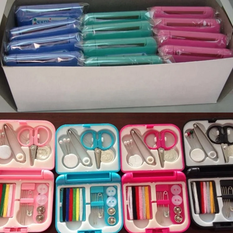 Hot-Selling Cheap Mini Plastic Travel Sewing Kit