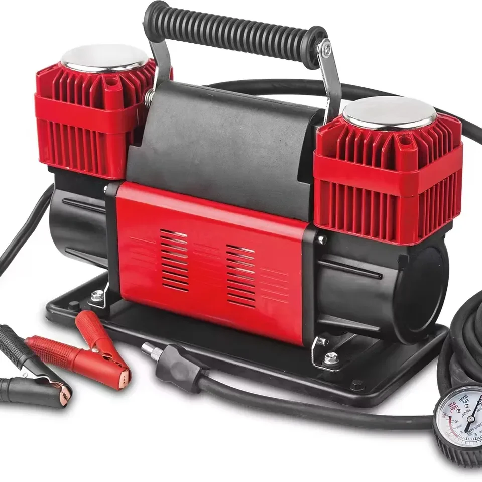 ABG Portable 300L/MIIN Car Tire Inflator Pump Double Cylinders Fast 40SEC Inflating Heavy Duty car air compressor