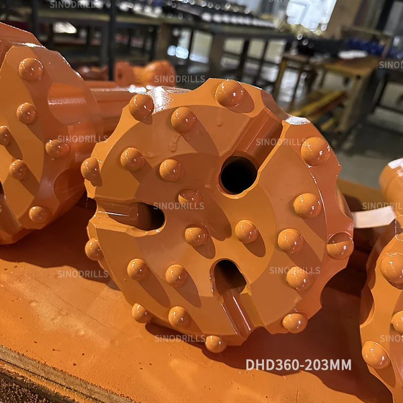 Sinodrills Down The Hole DTH Mining Tools 6 inch DTH DHD360 Button Drill Bits for Hard Rock Drilling
