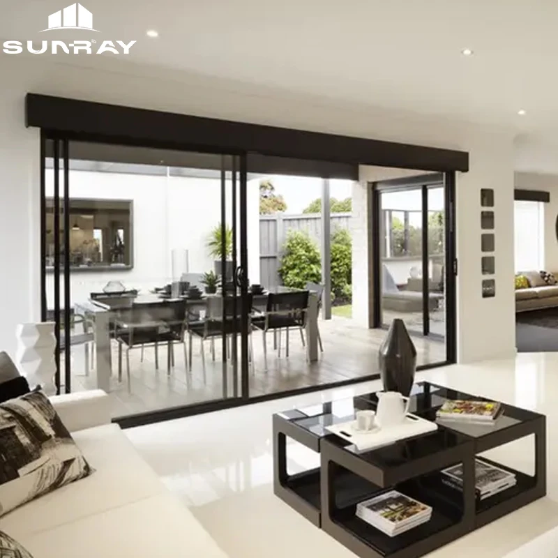 Ikealuminum Insect Screen Sliding Door For Balcony Sliding Doors Windows Soundproof Sliding Glass Door Track