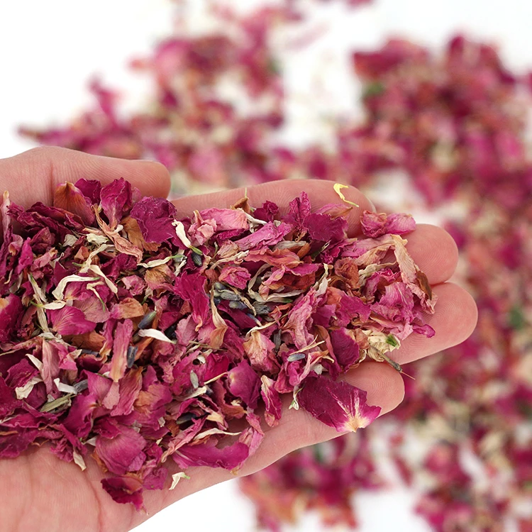 Заводская поставка доступная цена большая упаковка биоразлагаемый лепесток розы конфетти для свадьбы