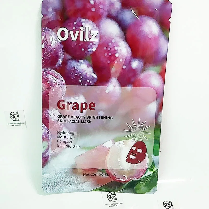 Wholesale Korean Beauty Green Tea Fruit Face Mask Lightening Skin Care Moisturizing  Peel Off Sheet Mask