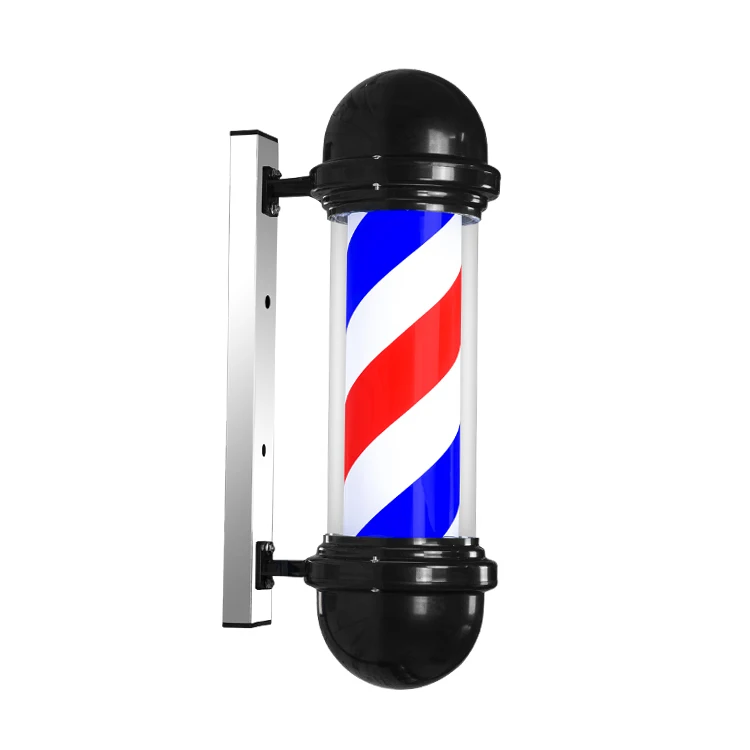 Factory cheap barbershop classic logo revolving lamp stripe salon barber pole