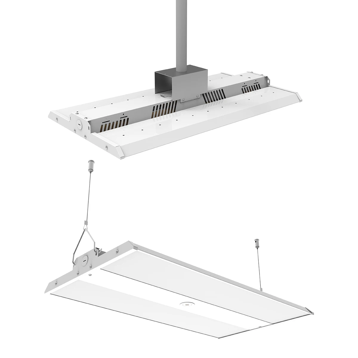 Affordable High-bay light Linear with 180lm/w PIR motion sensor for Warehouse Garages Workshop