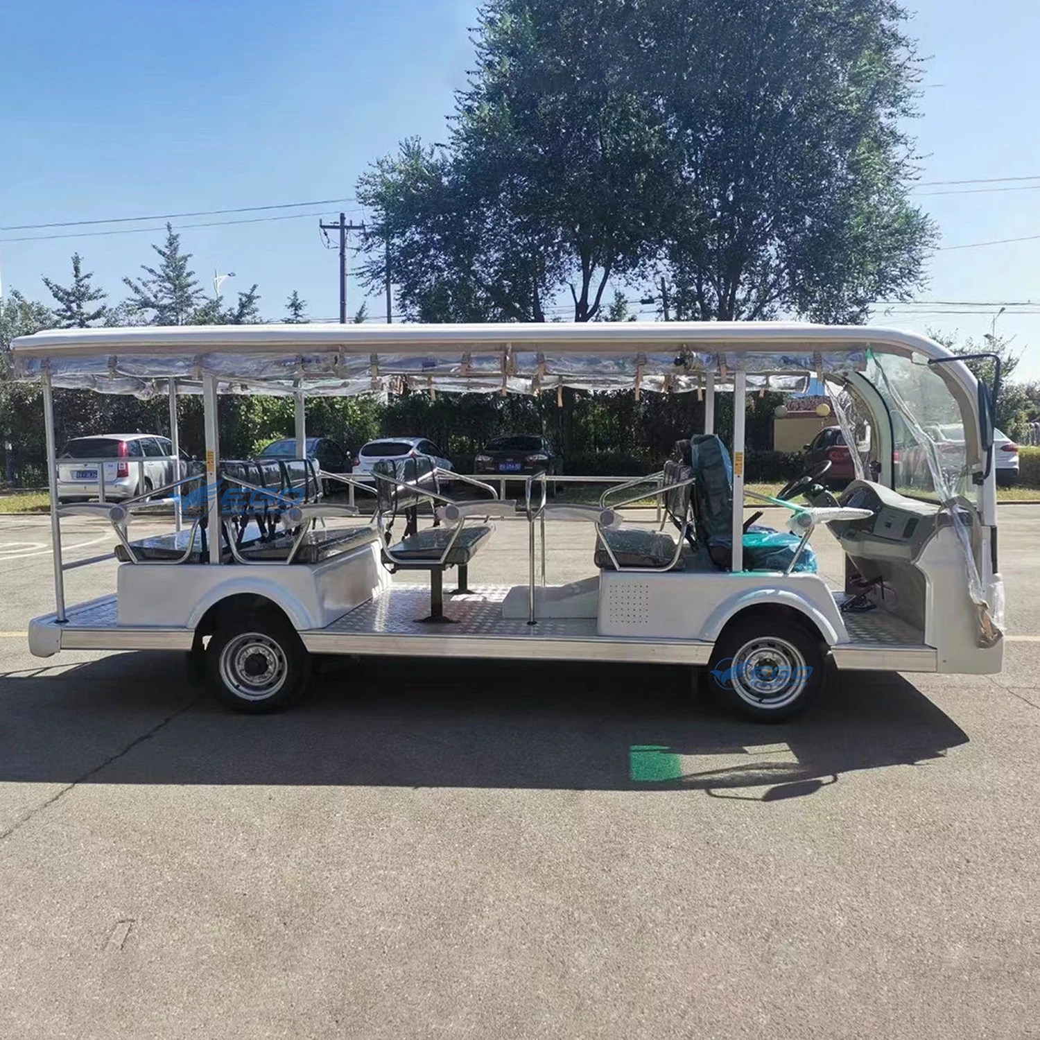 Mini City Sightseeing Long range electric bus 16 seater Luxury Air conditioning coach bus 18 seater buses