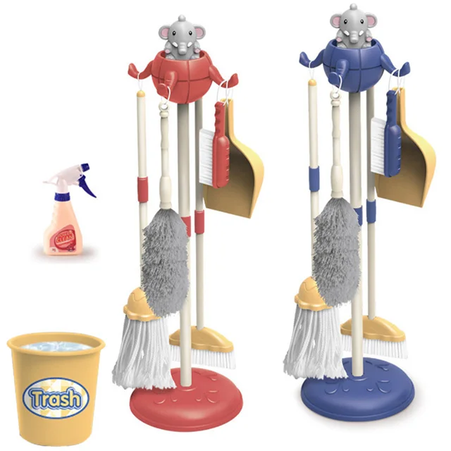 
Cleaning Supplies Toy for Boy and Girl with Kids Broom and Dustpan Set 