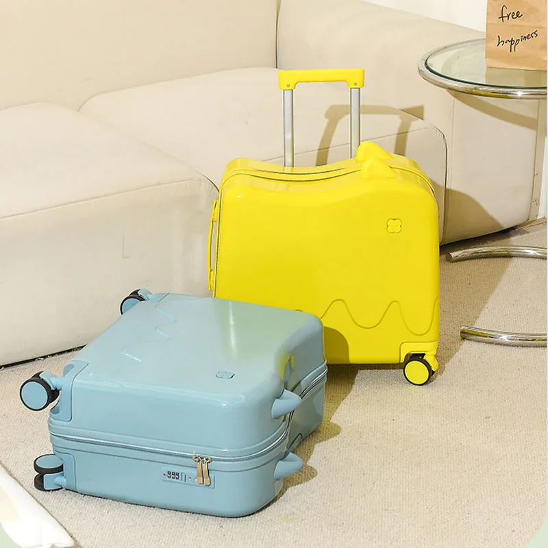 New Durable Customized Unisex Cabin Luggage Airline Boarding Trolley Case with Spinner Caster Men and Women Suitcase