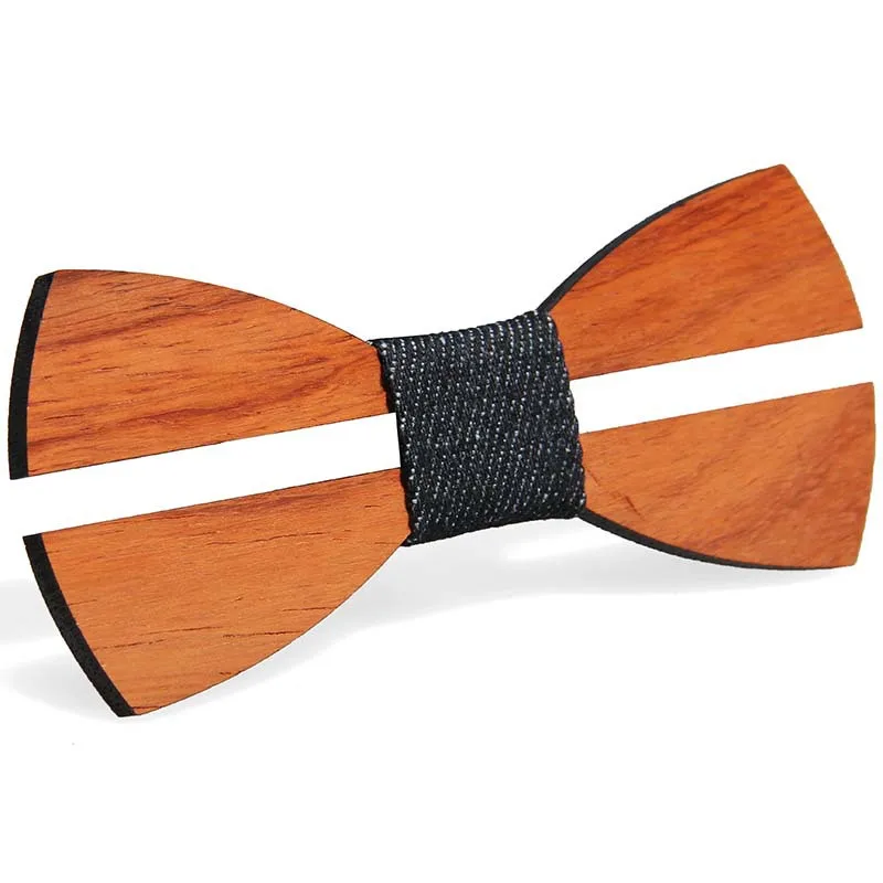 new Design  Wood Bow tie Funny Gifts Wooden Bow Ties for Men