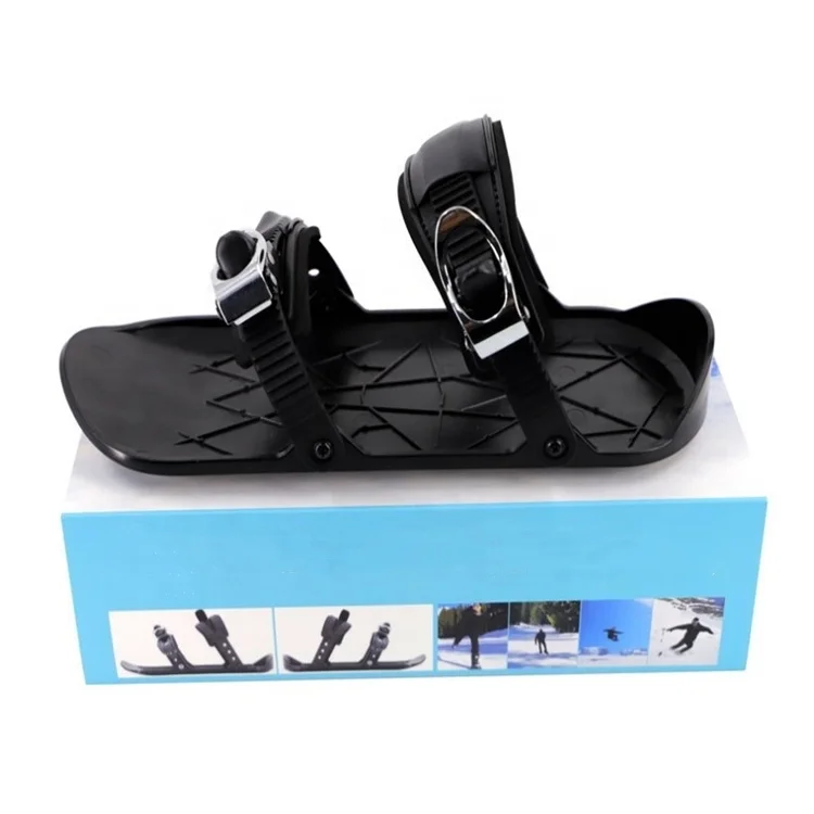 Realsin High Quality Skiing Shoes Mini Ski Skates For Snow Short Skiboard Snowblades