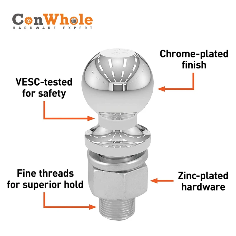 High Quality Tow Hitch Ball For Car Truck Trailer Parts Accessories Tractor Trailer