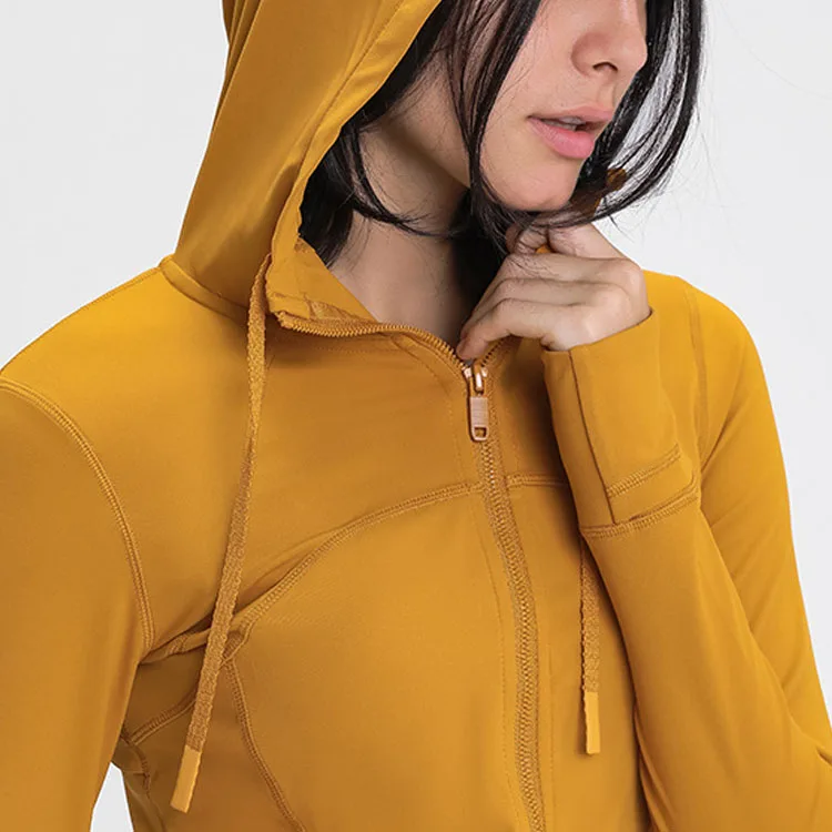 In Stock High Quality Women  Zipper Jackets Hoodies Hot Sale Sports Gym  Regular Pullover Hoodies