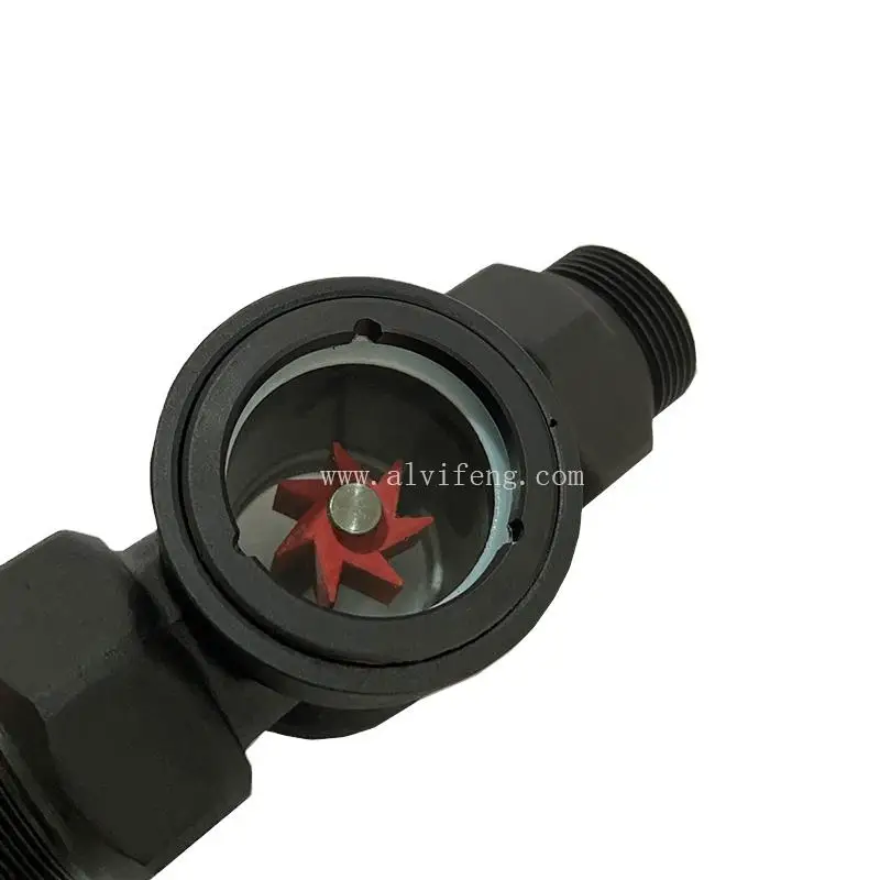 New Oil Sanitary Sight Glass Visual Fuel Diesel Tank Level Flow Indicator