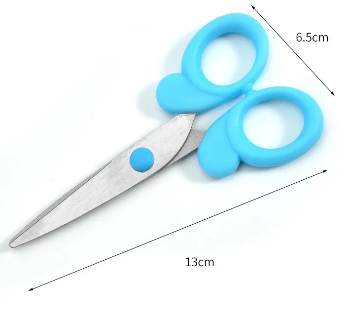 High Quality Custom Cute Shape Student DIY Scissors for School and Office