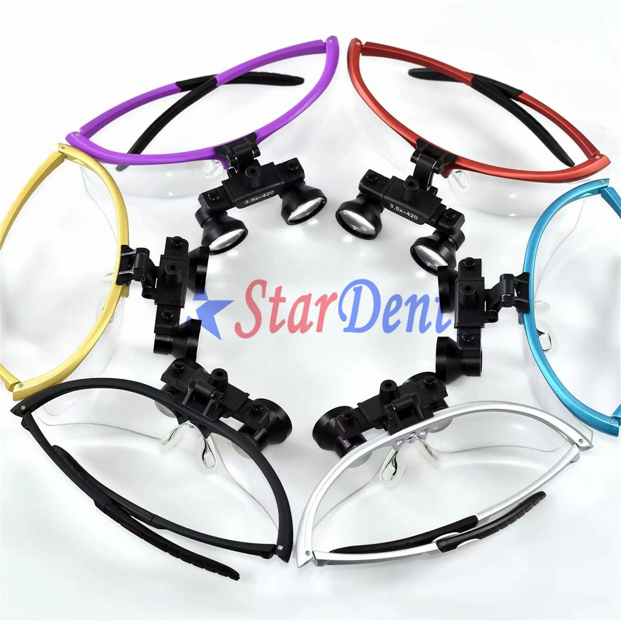 Dental Binocular Loupes 5W LED Light Surgical Loupes 2.5X 3.5X Dental Magnifying Lenses Dental products Supply