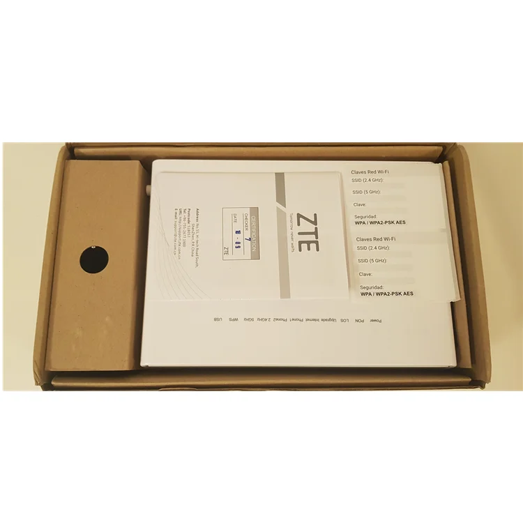 
ZTE F680 FTTH GPON ONU Dual Band wifi Concurrent 11ac Advanced with 1 Year Warranty 