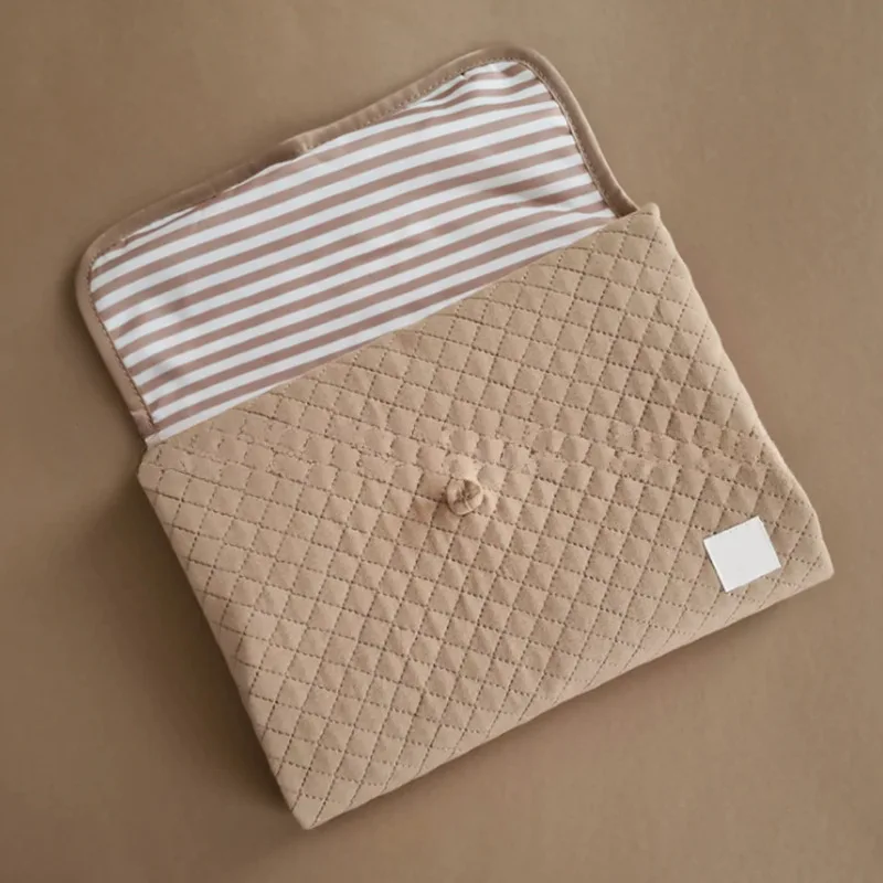 foldable diaper bag Pure Cotton baby changing pad Breathable Washable waterproof changing pad baby changing mat