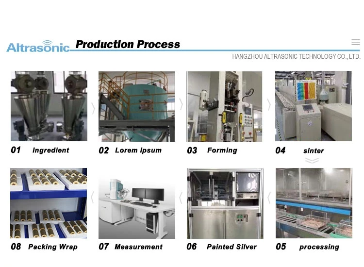 Ultrasonic Transudcer Piezo Electric Ceramic Customization Ring Disc Rectangle Square Tube Piezo Ceramic Transducer