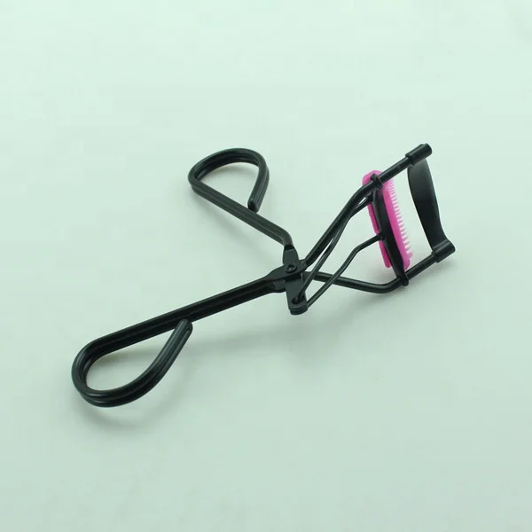 Professional Cosmetic Makeup Tools Carbon Steel Eyelash Curler with Comb Clip